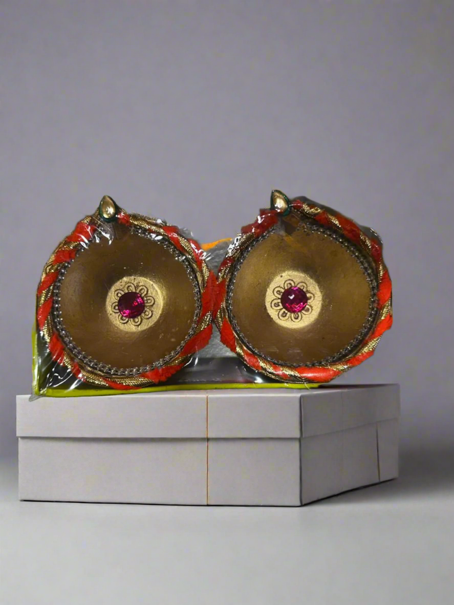 2 Pack Akhhand Diya - Online Indian Grocery Store