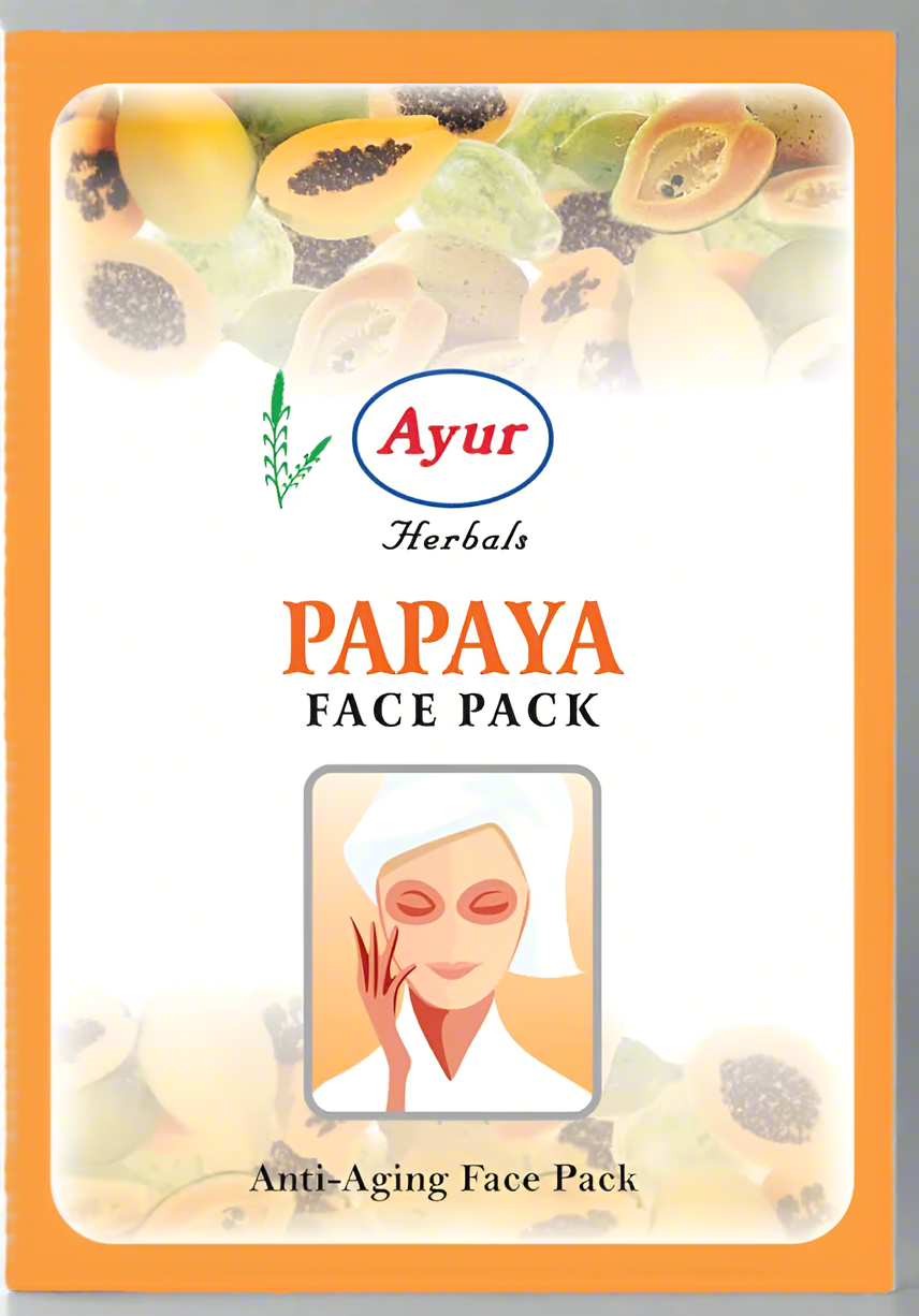 AYUR PAPAYA FACE PACK 100GMS - Online Indian Grocery Store