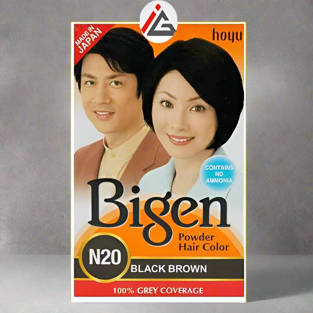 BIGEN N20 BLACK BROWN HAIR DYE - Online Indian Grocery Store