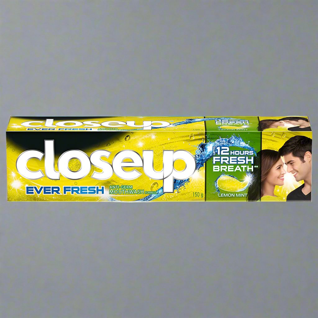 CLOSEUP LEMON MINT TOOTHPASTE 150GMS - Online Indian Grocery Store