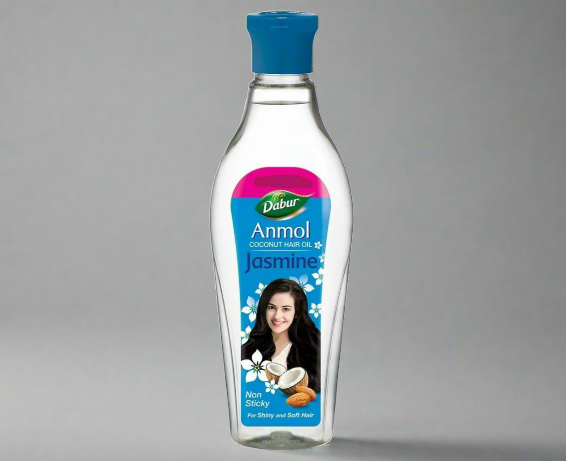 DABUR ANMOL COCONUT JASMINE HAIR OIL 200ML - Online Indian Grocery Store