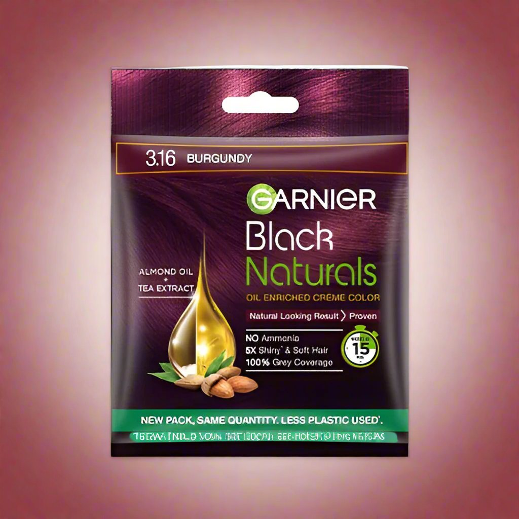 GARNIER BLACK NATURALS #3.16 BURGANDY 20ML - Online Indian Grocery Store