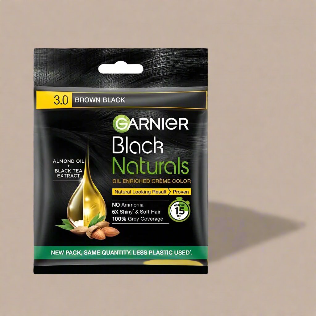 GARNIER BLACK NATURALS #3 BLACK BROWN 20ML - Online Indian Grocery Store
