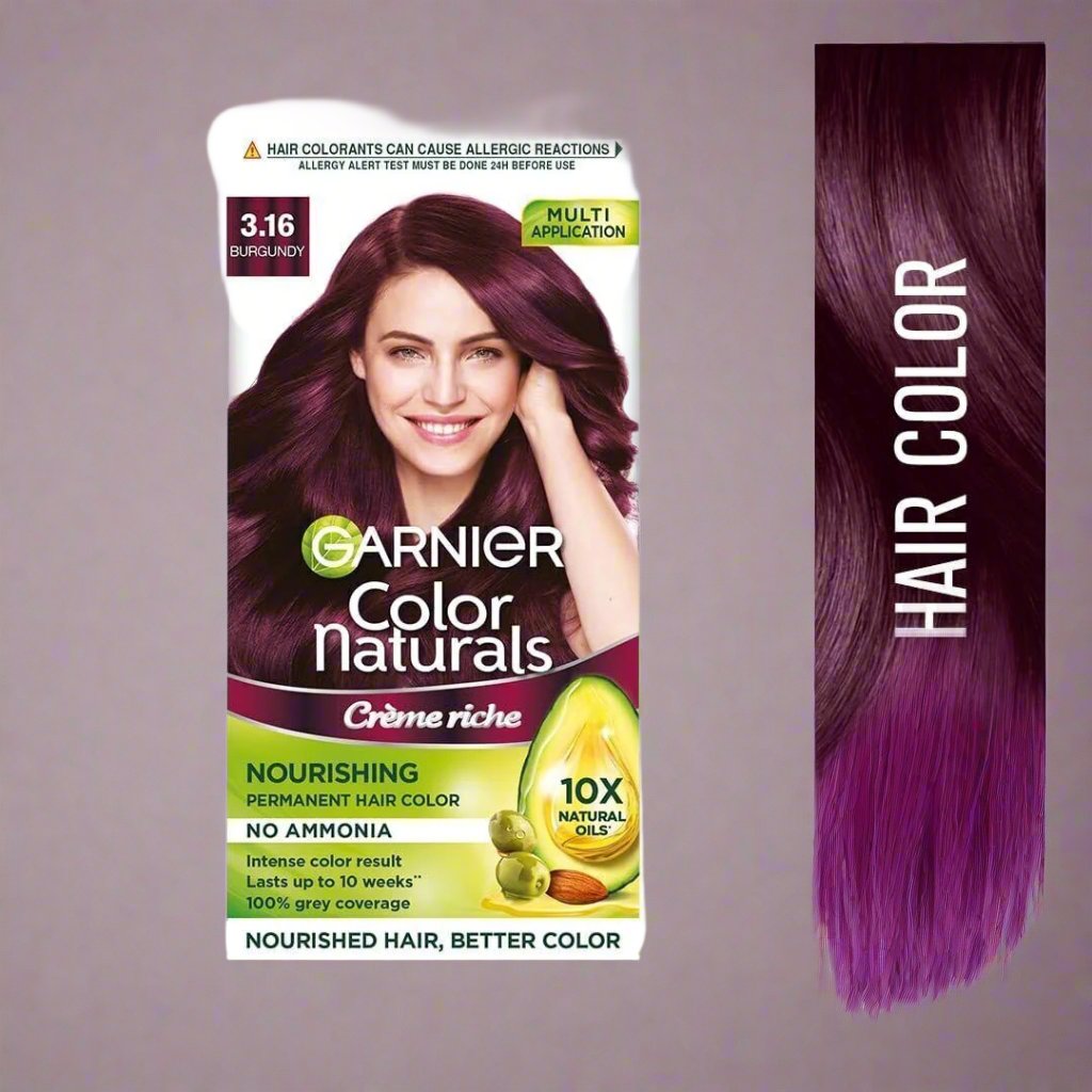 GARNIER COLOUR NATURALS #3.16 BURGANDY - Online Indian Grocery Store