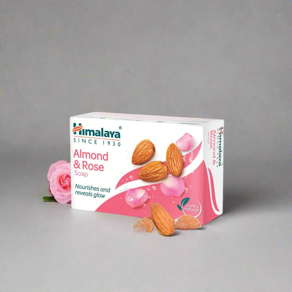 HIMALAYA ALMOND ROSE SOAP 125GMS - Online Indian Grocery Store