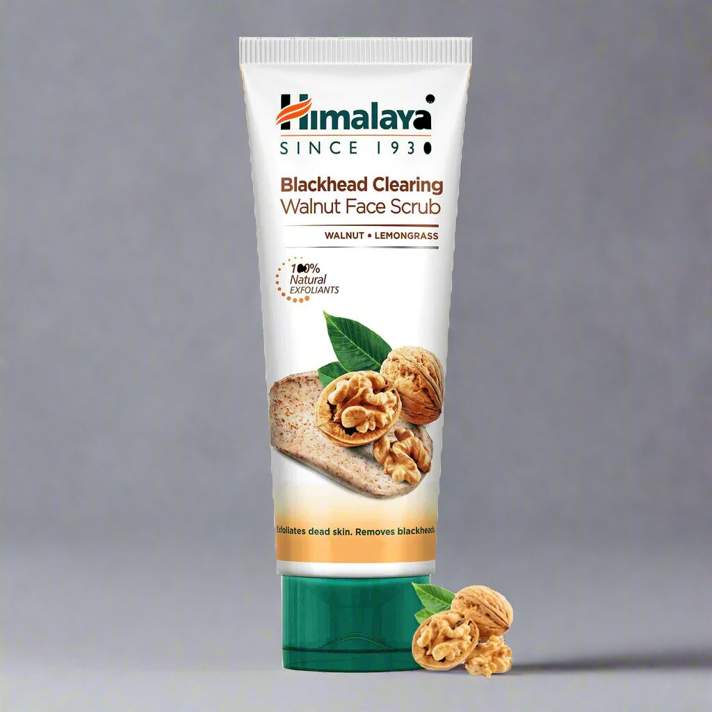 HIMALAYA BLACK HEAD WALNUT SCRUB 100 GMS - Online Indian Grocery Store