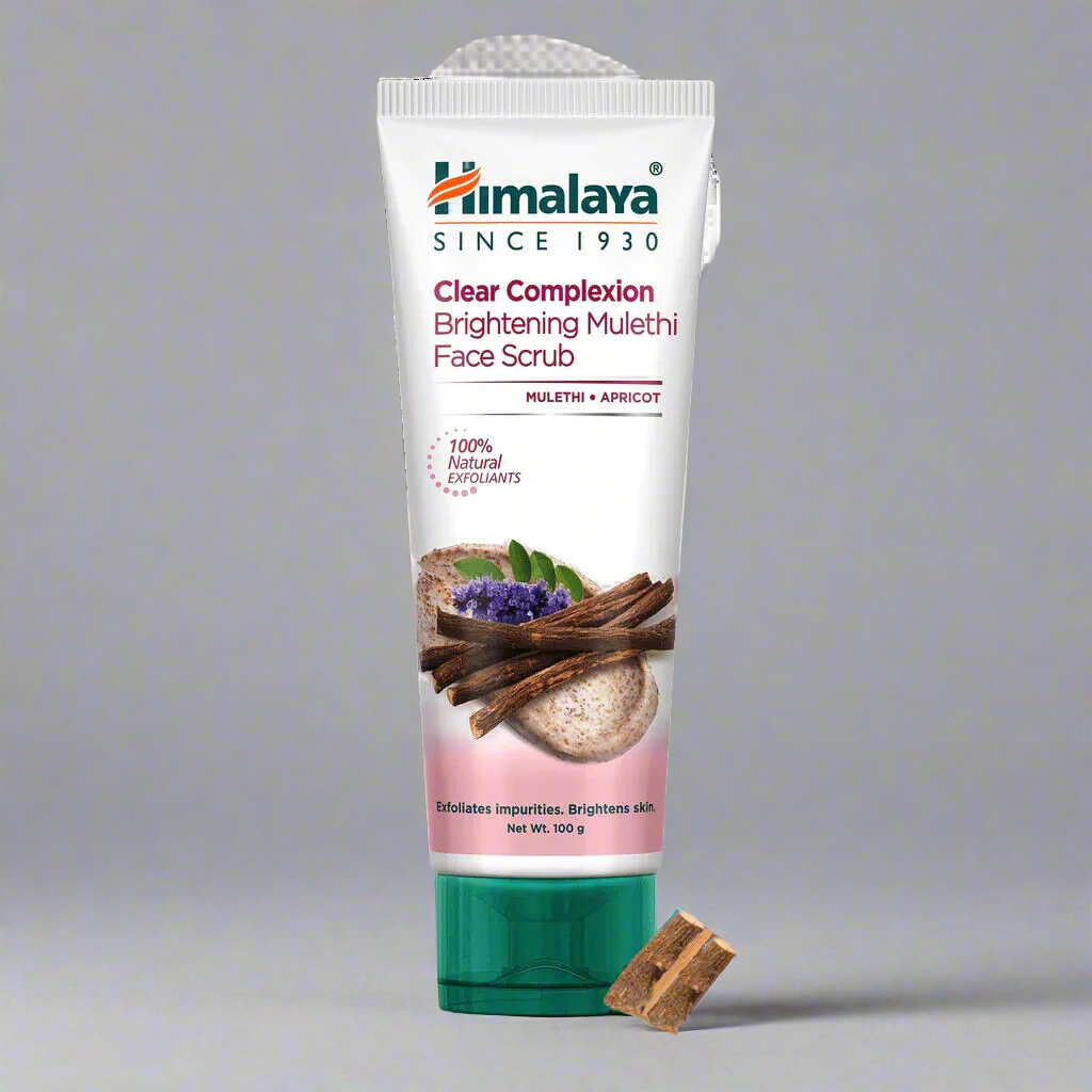 HIMALAYA BRIGHTENING MULETHI FACE SCRUB 100GMS - Online Indian Grocery Store
