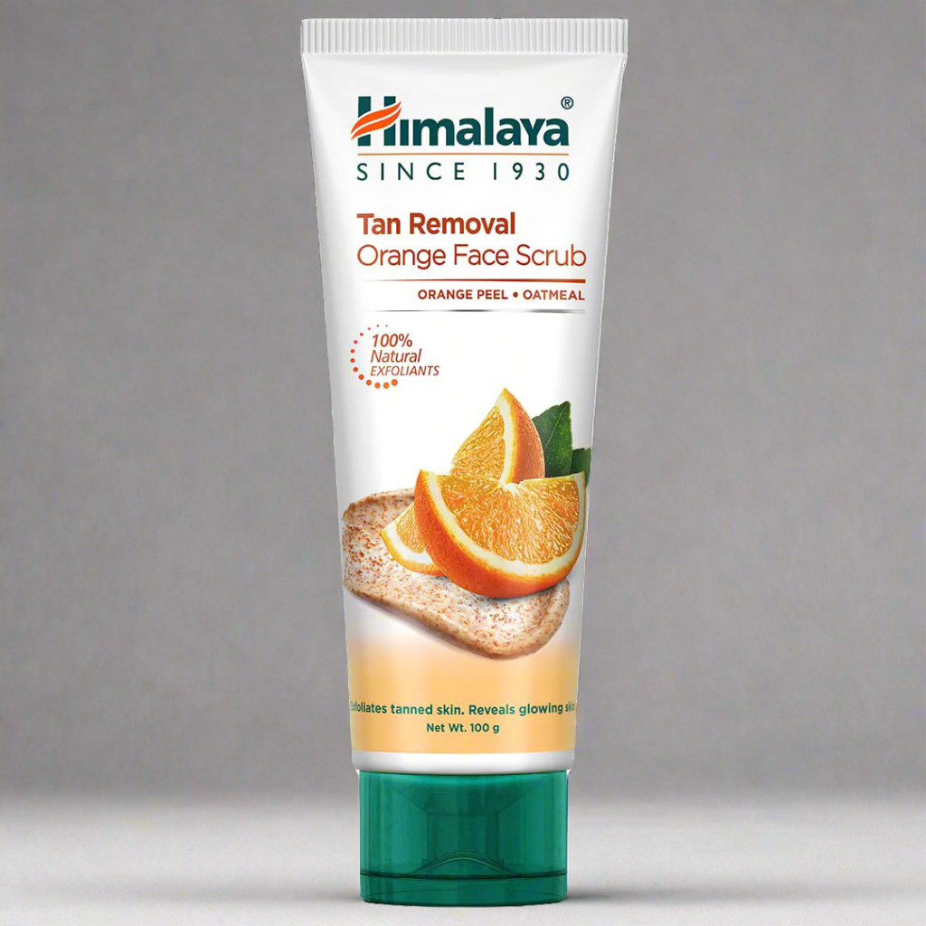 HIMALAYA TAN REMOVAL ORANGE FACE SCRUB 100GMS - Online Indian Grocery Store