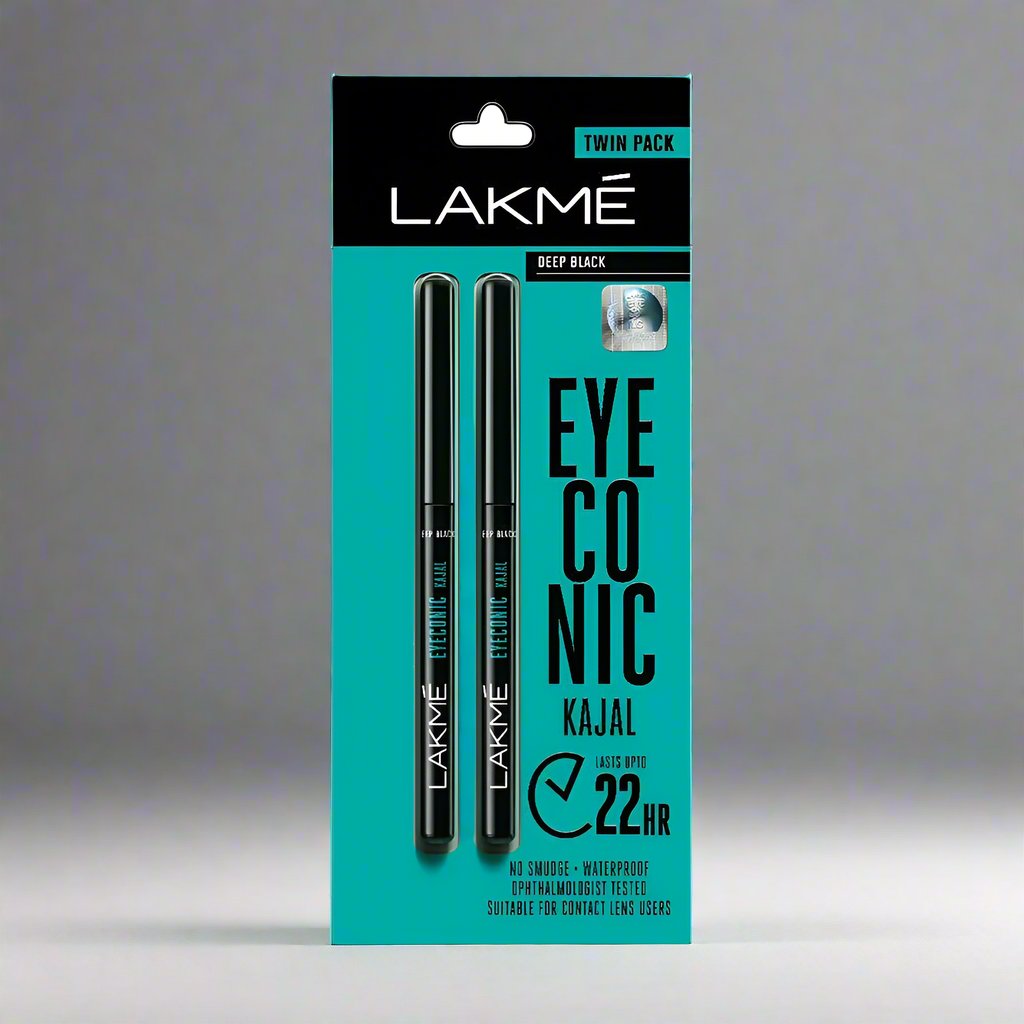 LAKME EYECONIC BLACK KAJAL 35GMS - Online Indian Grocery Store