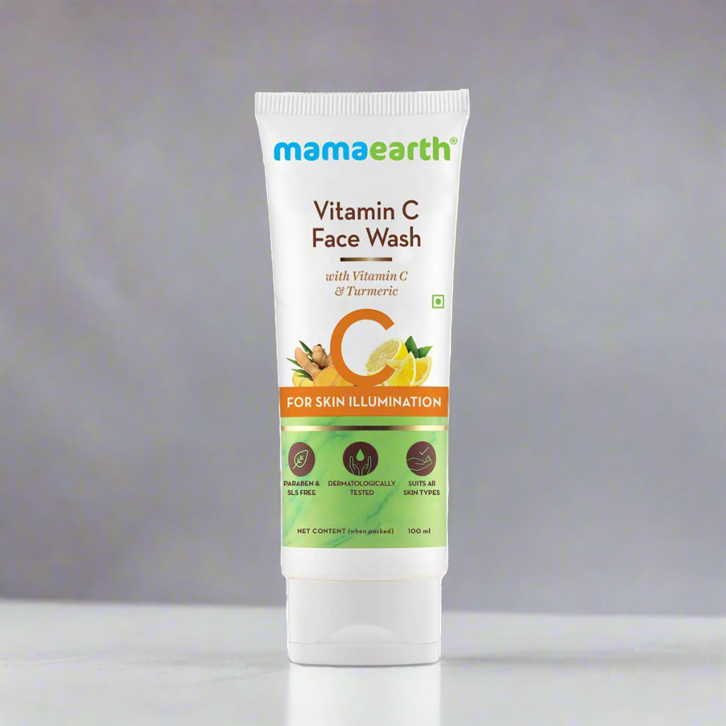 MAMA EARTH VITAMIN C FACE WASH 100ML - Online Indian Grocery Store