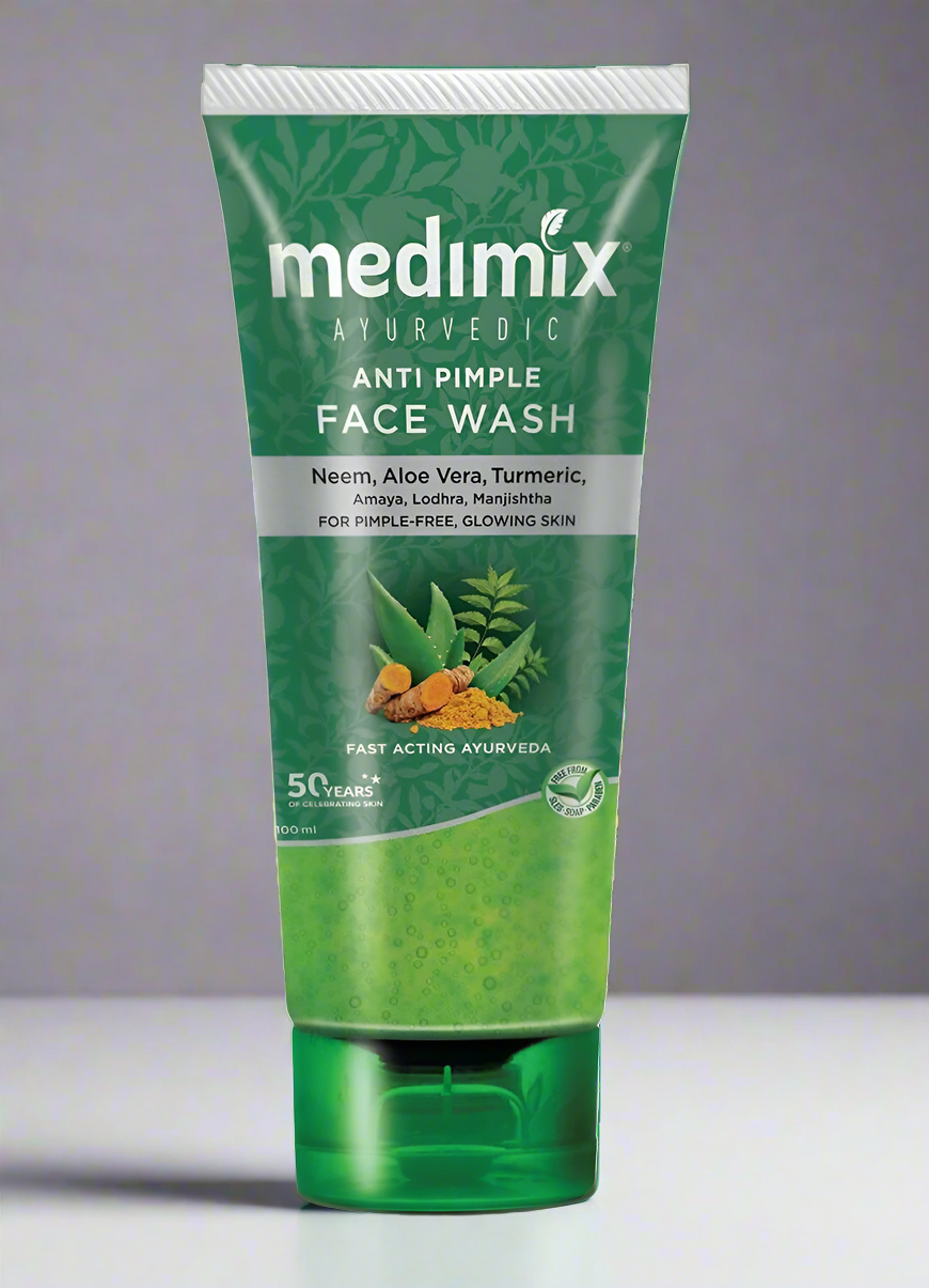 MEDIMIX ANTI PIMPLE FACE WASH 100ML - Online Indian Grocery Store