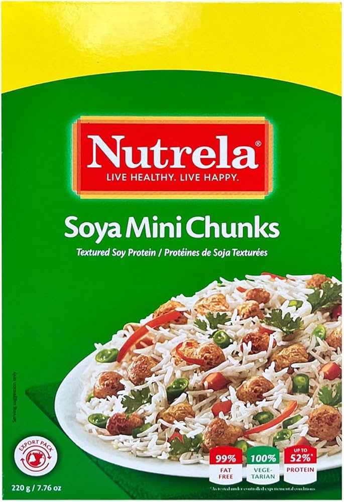 NUTRELA SOYA MINI CHUNKS 200GMS - Online Indian Grocery Store