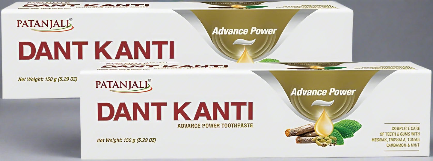 PATANJALI DANT KANTI ADVANCED 100GMS - Online Indian Grocery Store