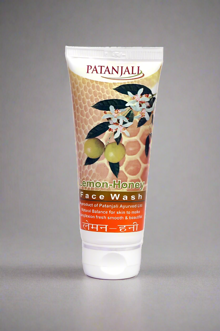 PATANJALI LEMON HONEY FACE WASH 60GMS - Online Indian Grocery Store