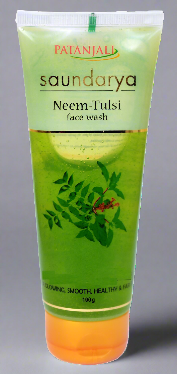 PATANJALI NEEM TULSI FACE WASH 100 GMS - Online Indian Grocery Store