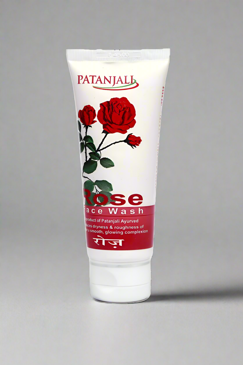 PATANJALI ROSE FACE WASH 60GMS - Online Indian Grocery Store