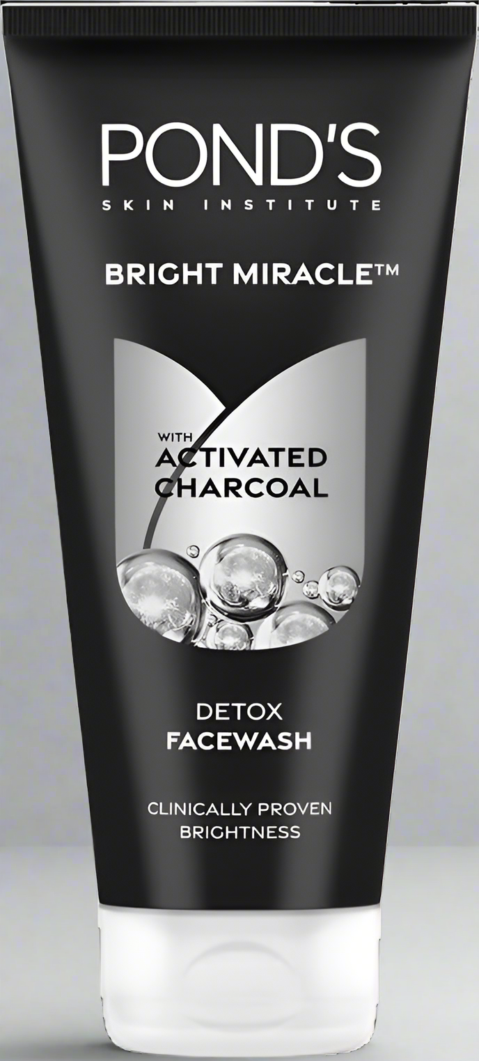 POND'S FACE WASH BLACK BEAUTY CHARCOAL DETOX 100GMS - Online Indian Grocery Store