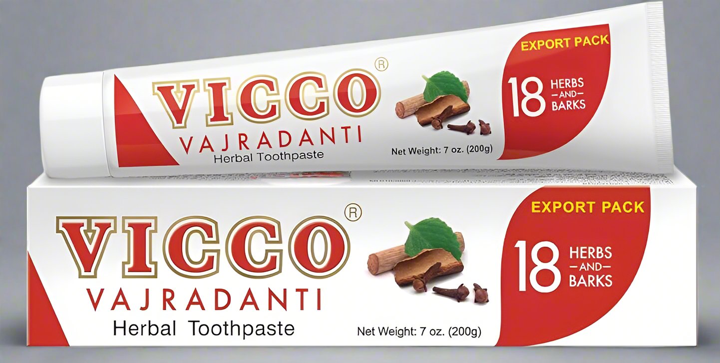 VICCO VAJRADANTI TOOTHPASTE 200GMS - Online Indian Grocery Store