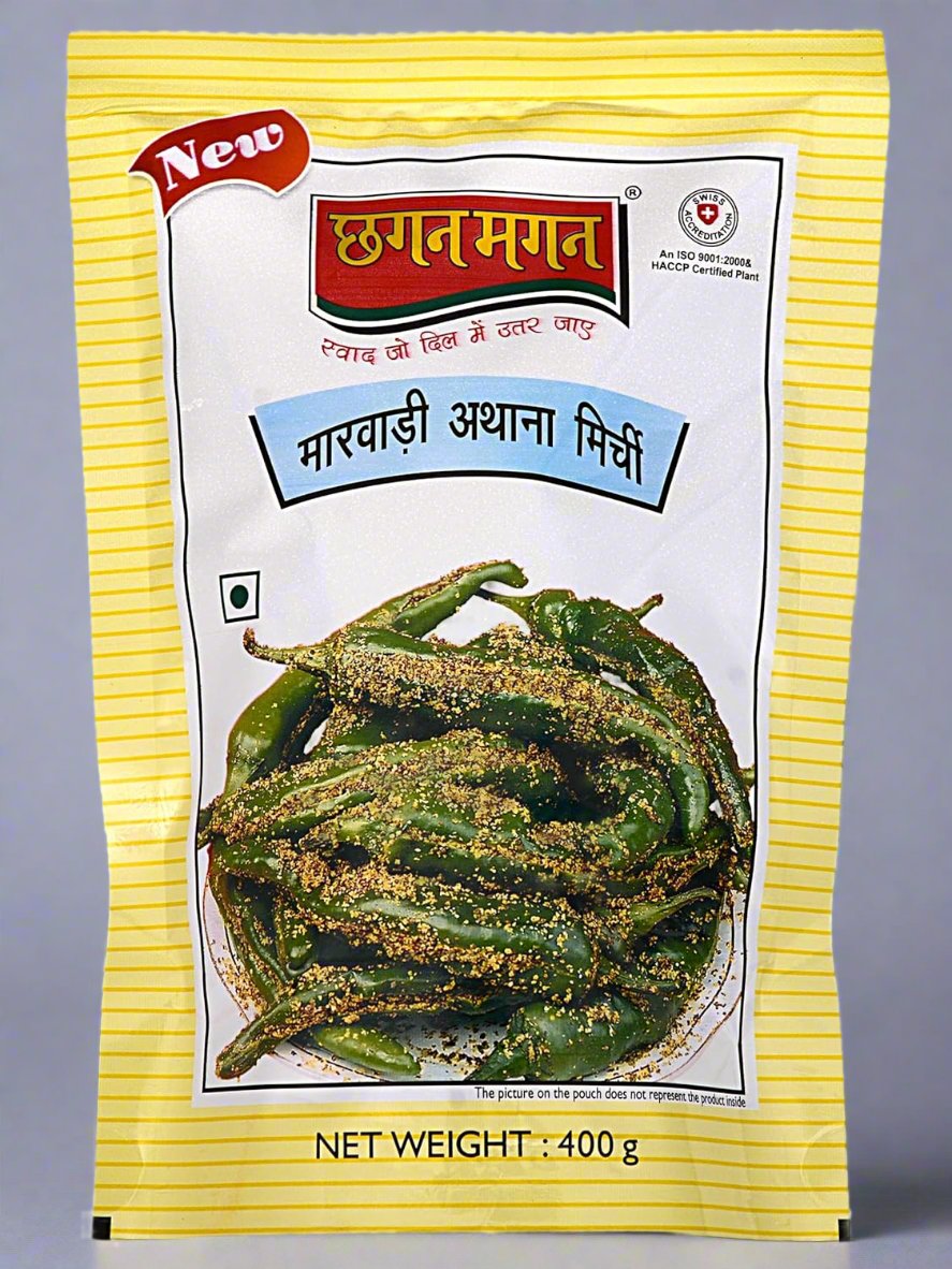 CHHAGAN MAGAN GREEN MIRCHI 400GMS