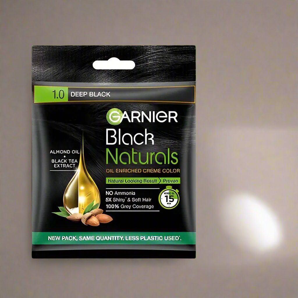 GARNIER BLACK NATURALS #1 DEEP BLACK 20ML - Online Indian Grocery Store