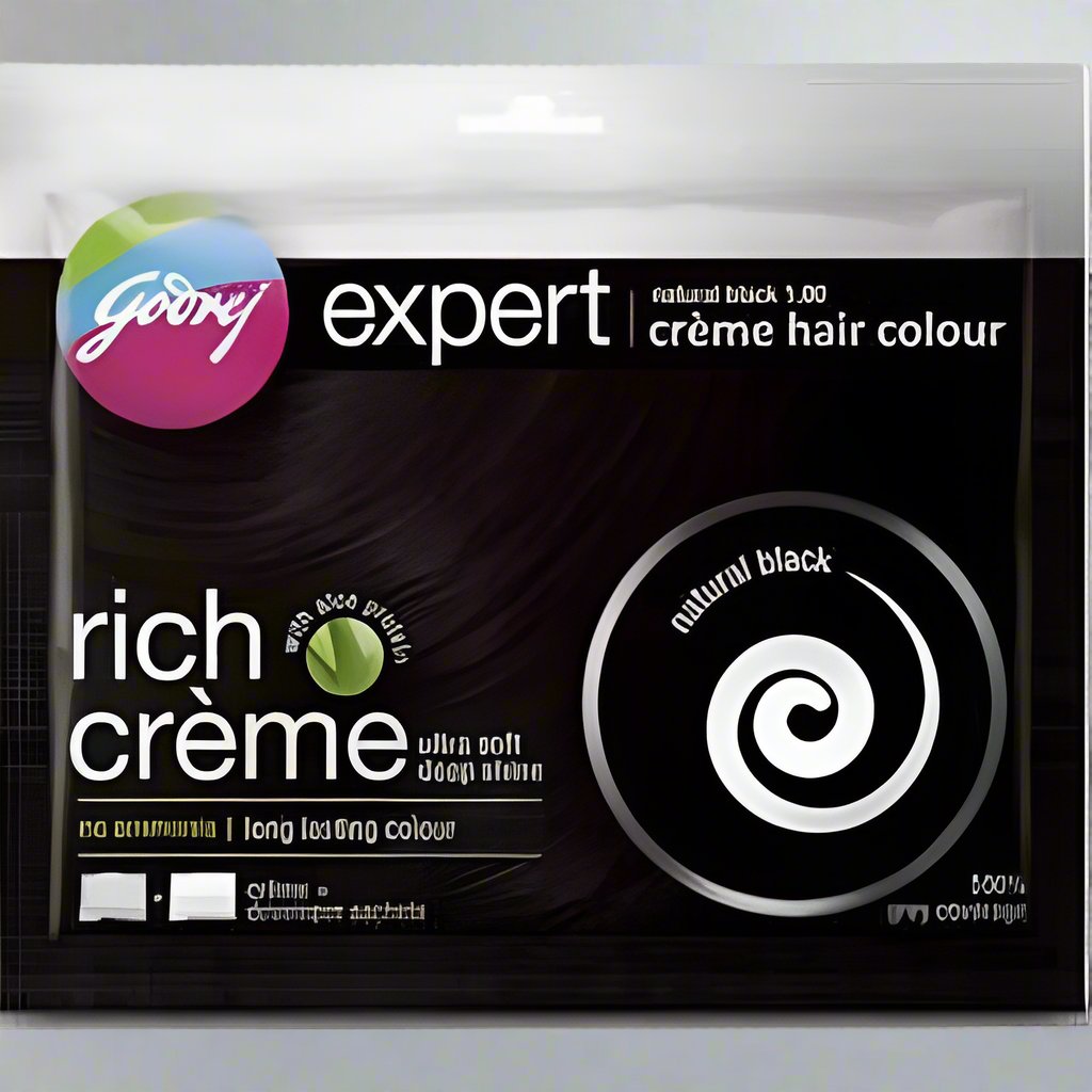 GODREJ EXPERT RICH CREME #1 NATURAL BLACK - Online Indian Grocery Store
