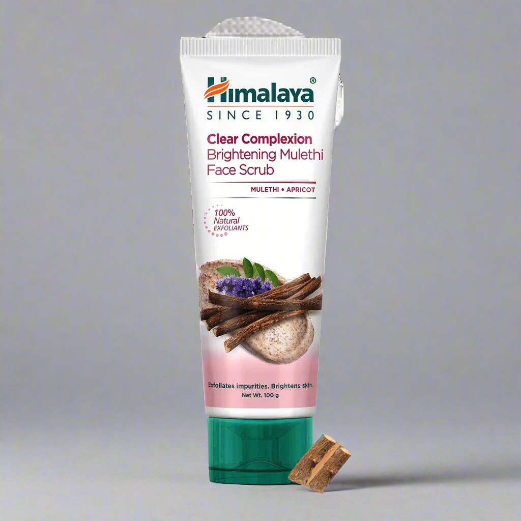 HIMALAYA BRIGHTENING MULETHI FACE SCRUB 100GMS