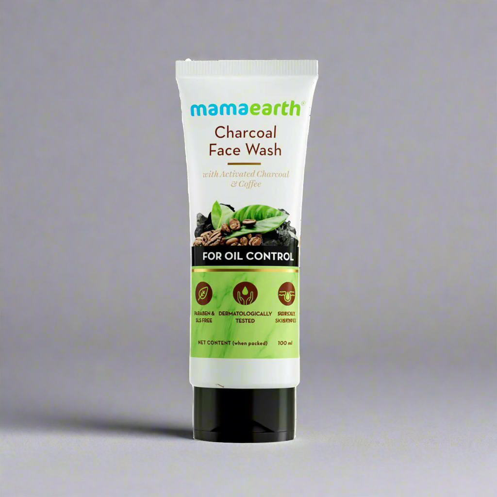 MAMA EARTH CHARCOAL FACE WASH 100ML